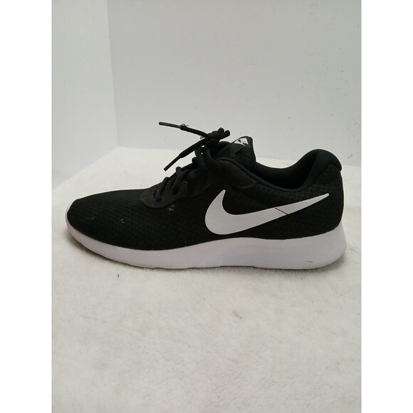 Nike Tanjun Black White Size 12 Women Running Shoes 812655-011 Sneakers Athletic - Picture 4 of 10